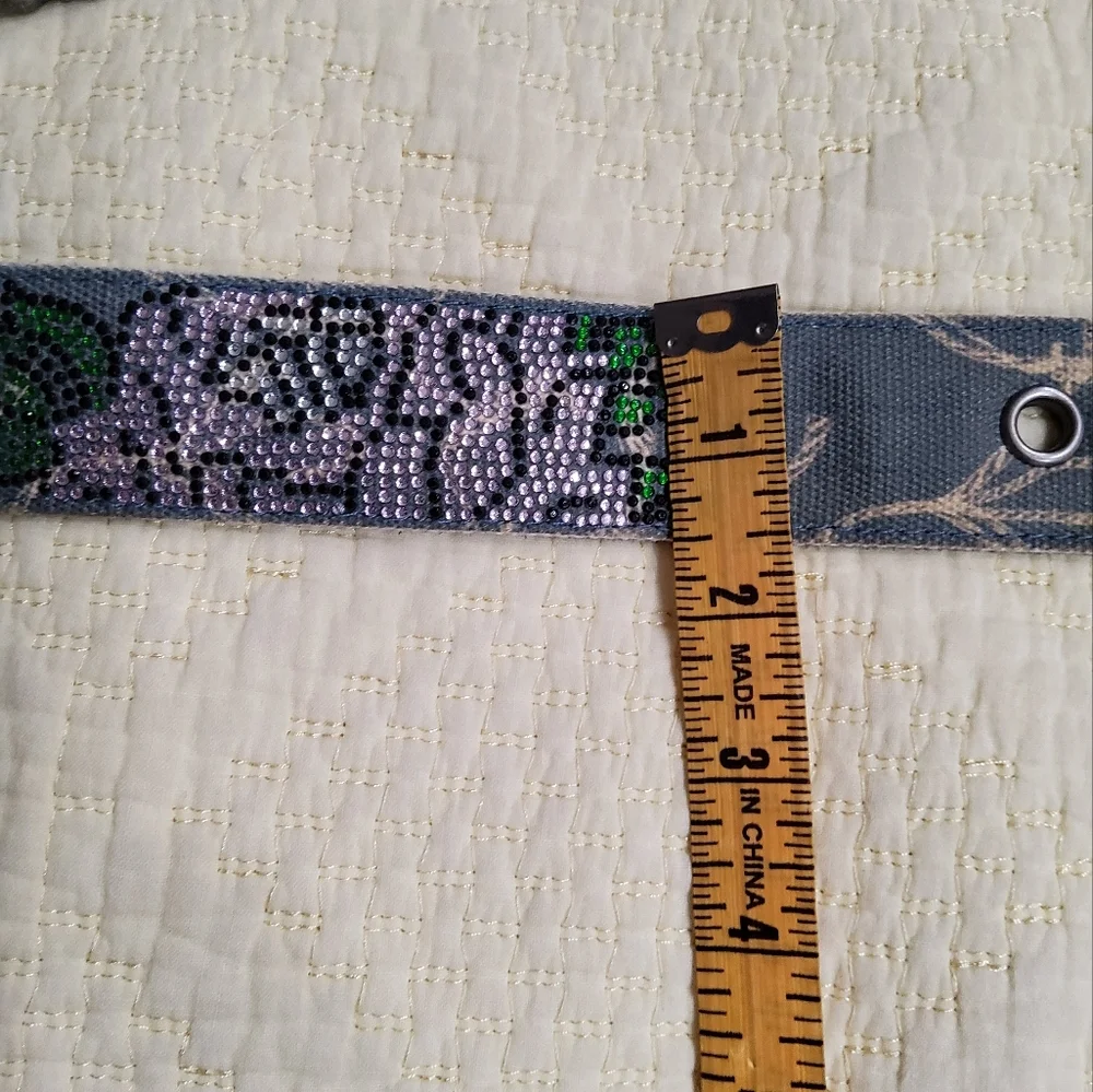 Ed Hardy Vintage Embroidered Belt Size S
